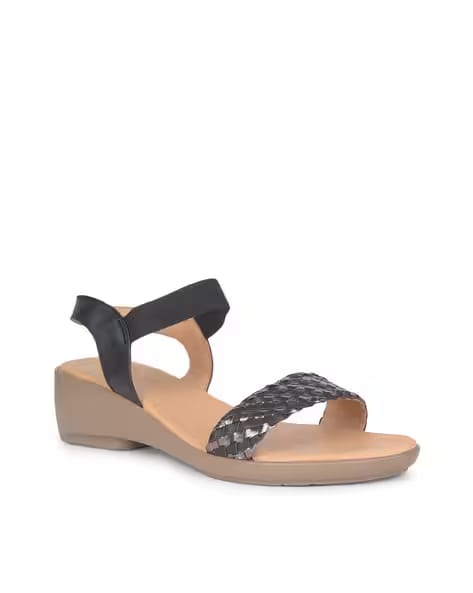 Bata Women Regular Fit Slip-On Sandals with Open Toes AJIO sale