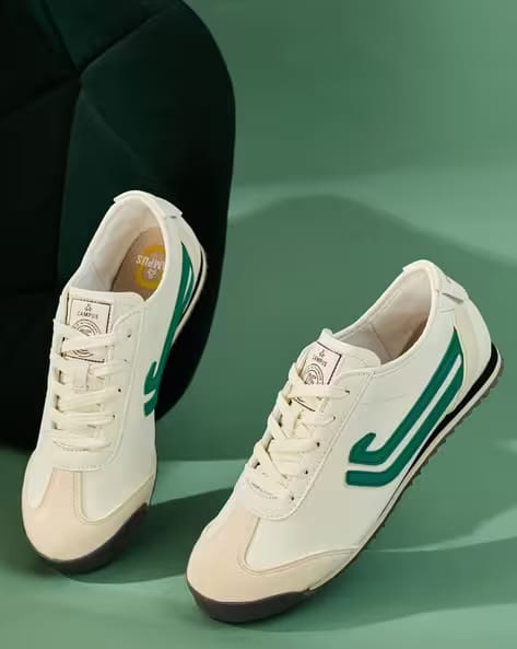 Campus Women Round Toe Lace-Up Fastening Sneakers AJIO sale