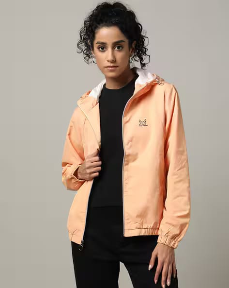 Fort Collins Women Zip-Front Windcheater AJIO sale