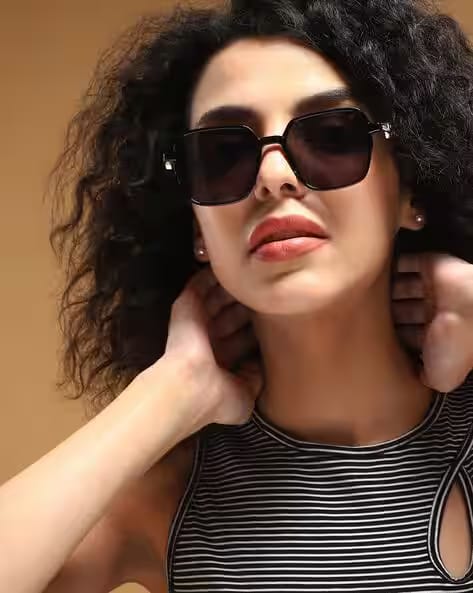 VOYAGE G15020 Square Sunglasses with Plastic Lens AJIO sale