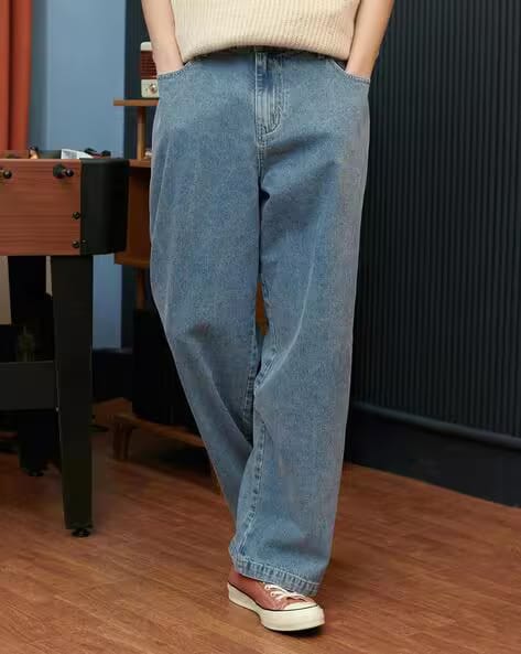 Kotty Men Low-Rise Relaxed Fit Jeans AJIO sale
