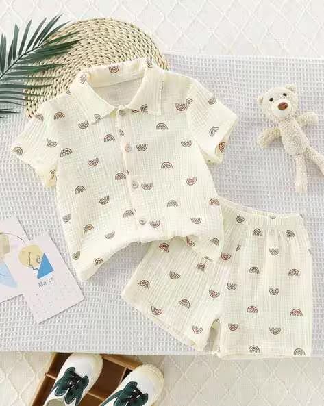 SURATSUIT Boys Popcorn Shirt & Shorts AJIO sale