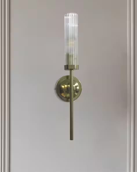Shree Kala Home Decor Wall Mounted Lamp with Glass Shade AJIO sale