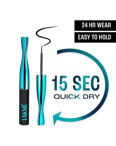LAKME 9 to 5 Eyeconic Liquid Eyeliner, Smudgeproof and Waterproof AJIO sale