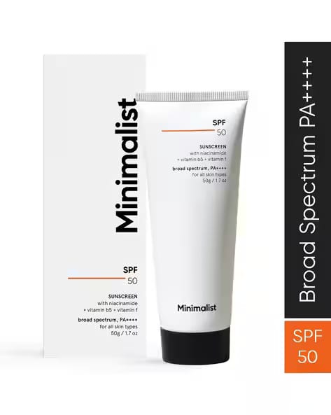 Minimalist SPF 50 PA++++ Sunscreen with Multi-Vitamin AJIO sale