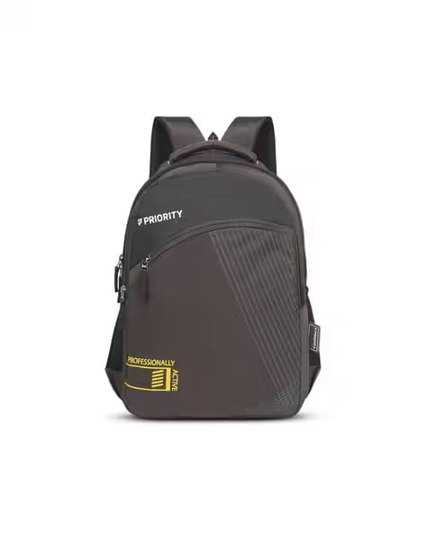 Priority Men Laptop Backpack with Multiple Pockets AJIO sale