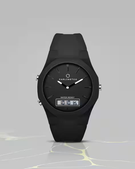 Carlington Men Digital Wrist Watch — Endurance 9145 Black AJIO sale