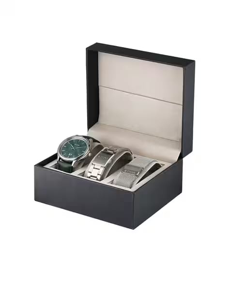 Titan Classique Palette of Time Analogue Watch, 2 Interchangeable Straps AJIO sale