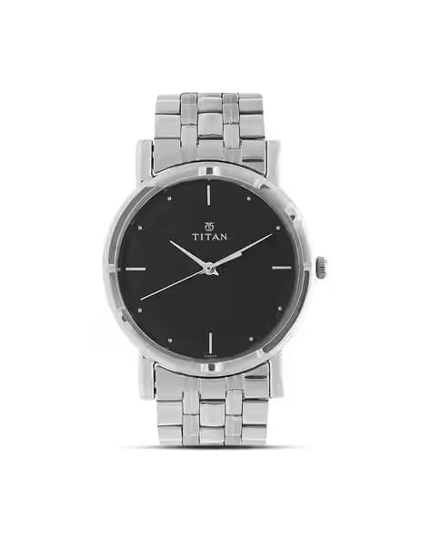 Titan NN1639SM02 Analogue Wrist Watch with Metallic Strap AJIO sale