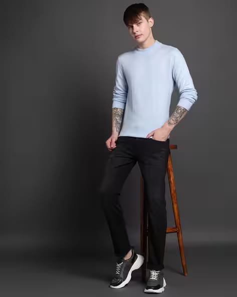 U.S. Polo Assn. Men Brandon Light-Wash Slim Tapered Fit Jeans AJIO sale