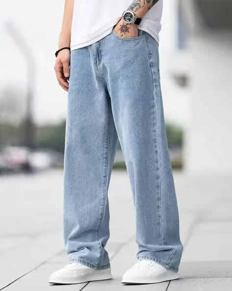 NEONOMAD Men Mid Rise Relaxed Jeans AJIO sale