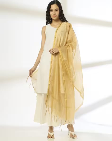 AVAASA MIX N' MATCH Women Printed Dupatta with Tassels AJIO sale