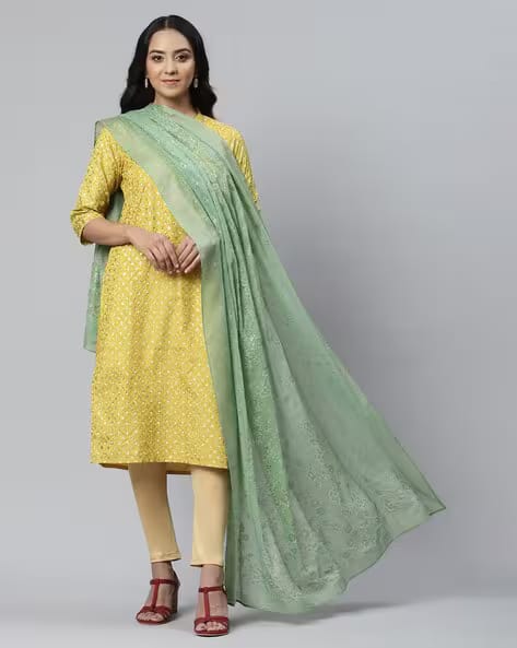 AURELIA Women Floral Print Dupatta AJIO sale