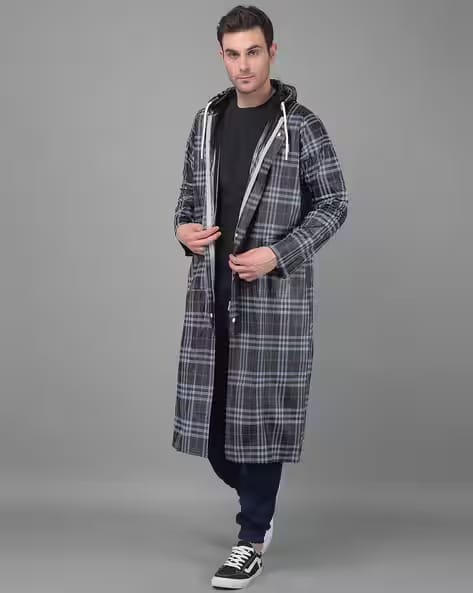 Dollar Men Relaxed Fit Waterproof Raincoat AJIO sale