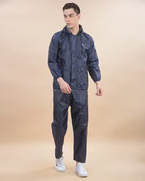 Dollar Men Relaxed Fit Waterproof Raincoat AJIO sale
