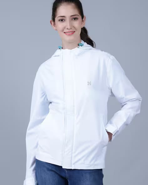 House Of Vedas Women Waterproof Rain Jacket AJIO sale