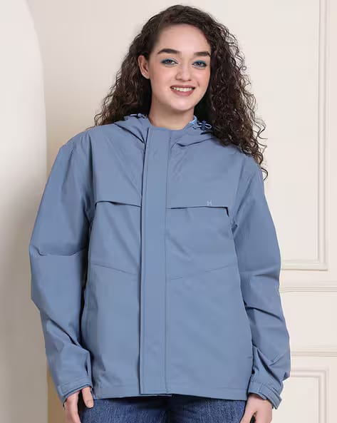 House Of Vedas Women Waterproof Rain Jacket AJIO sale