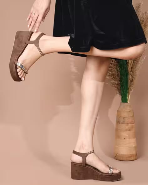 FROH FEET Women Wedges with Synthetic Upper AJIO sale