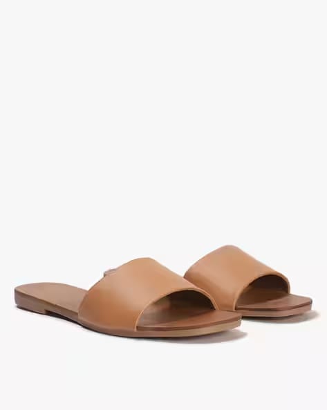 YOUSTA Women Round-Toe Flat Sandals AJIO sale