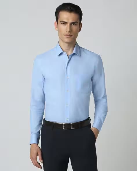 PETER ENGLAND Men Regular Fit Full-Sleeve Formal Shirt AJIO sale