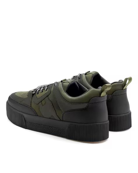 BEWAKOOF Men Camouflage Low-Top Sneakers AJIO sale
