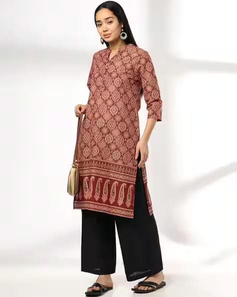 SIYAHI Women Printed Straight Kurta AJIO sale