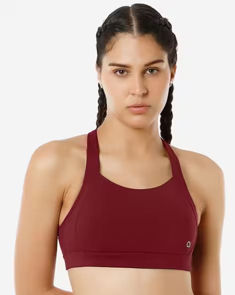 Amante Women High Impact Cross Back Sports Bra with Back Closure AJIO sale