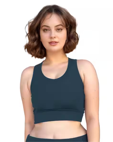 BlueFicus Full-Coverage Sports Bra AJIO sale
