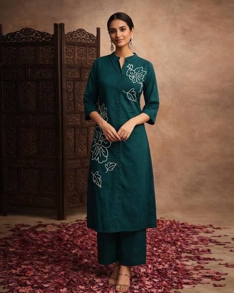 AARIKA GIRLS ETHNIC Women Embroidery Kurta Set AJIO sale