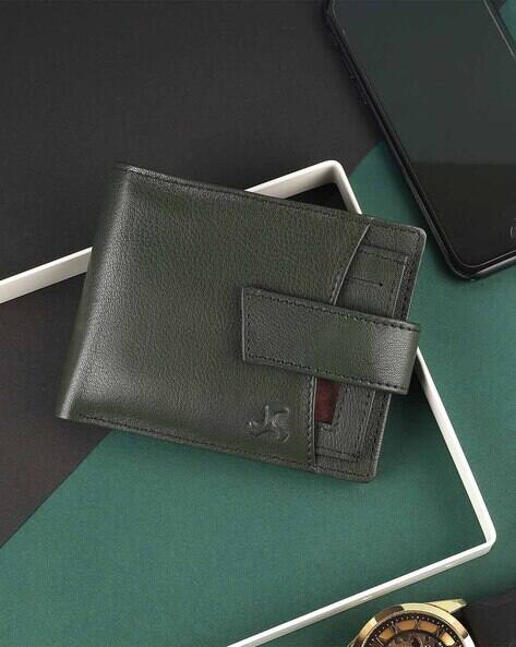 Mochi Men Bi-Fold Wallet with Text Embossed AJIO sale
