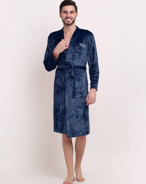 KLOTTHE Wool Bath Robe With Belt AJIO sale