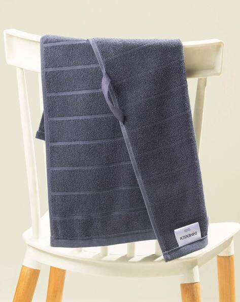 DAMENSCH Striped Cotton Sheared Hand Towel 23