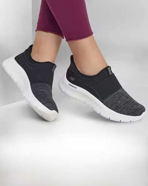 Skechers Colourblock Slip-On Walking Shoes AJIO sale
