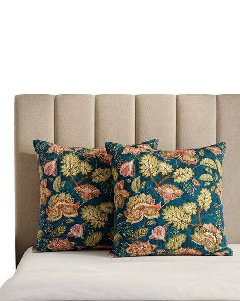 ZENSHA DECOR Set of 2 Floral Print Cushion Covers 18