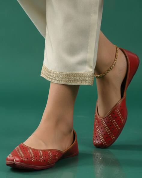 Indie Picks Handcrafted Embroidered Juttis AJIO sale