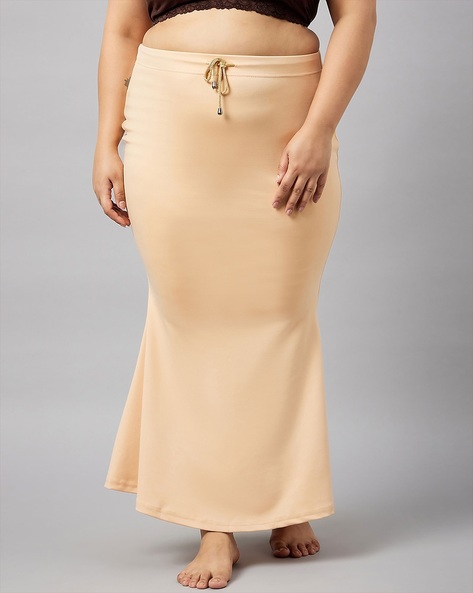 CURVES BY ZEROKAATA Saree Shapewear with Elasticated Waistband AJIO sale