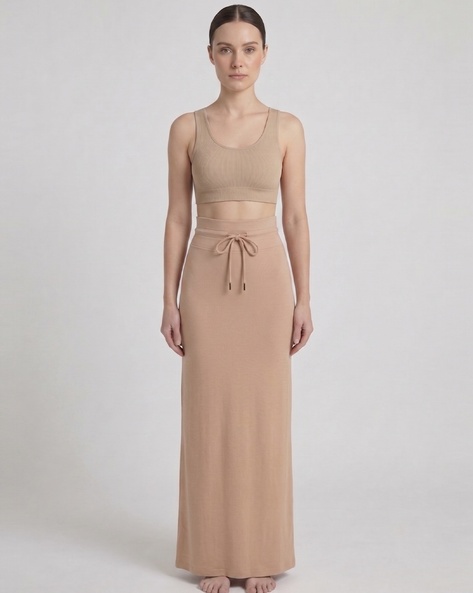 Indie Picks Saree Shapewear with Drawstring Closure AJIO sale