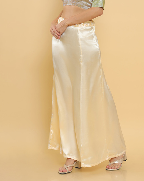 SOCH Satin Petticoat with Drawstring Waist AJIO sale