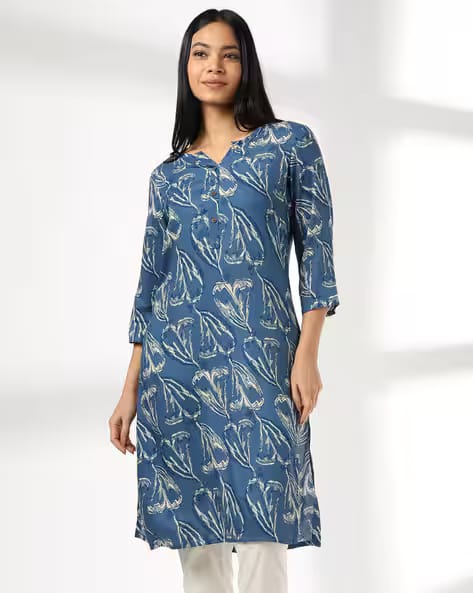 AVAASA Mix N' Match Women Printed Straight Kurta AJIO sale