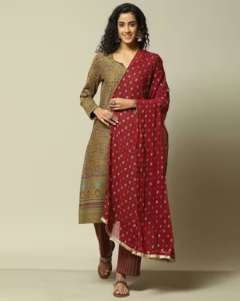Rangriti Women Printed Dupatta AJIO sale