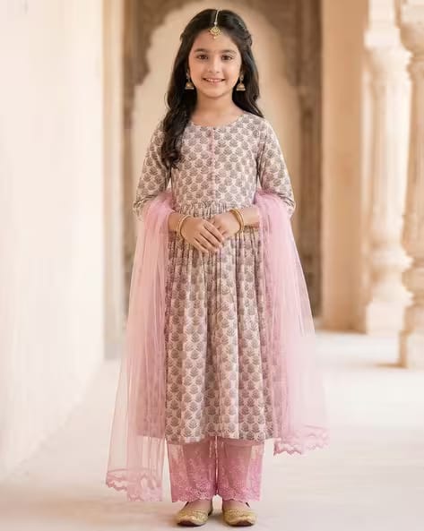 Pspeaches Girls Embellished Kurta Set AJIO sale