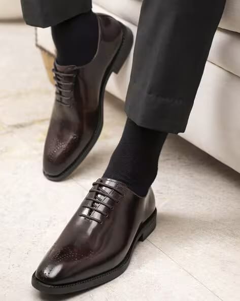 RED TAPE Men Round-Toe Lace-Up Formal Shoes AJIO sale