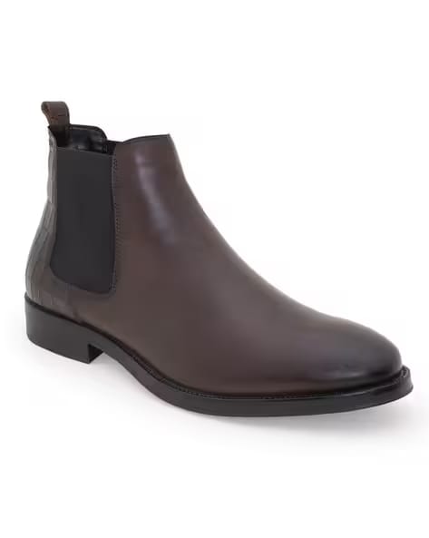RED TAPE Men Ankle-Length Slip-On Chelsea Boots AJIO sale