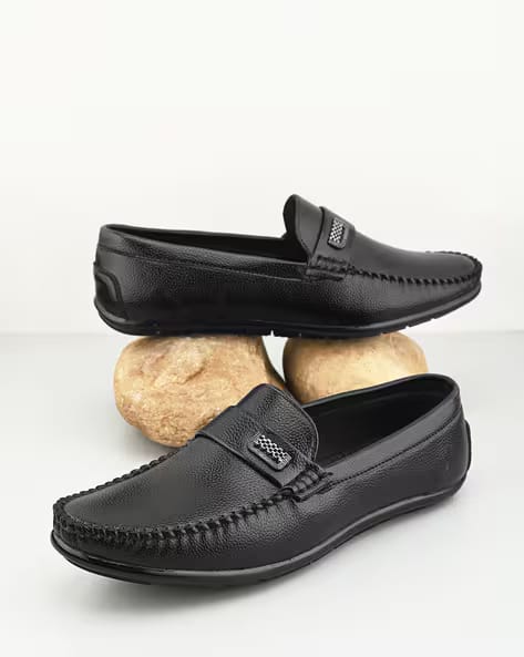 PROLIFIC Men Round-Toe Formal Slip-On Shoes AJIO sale