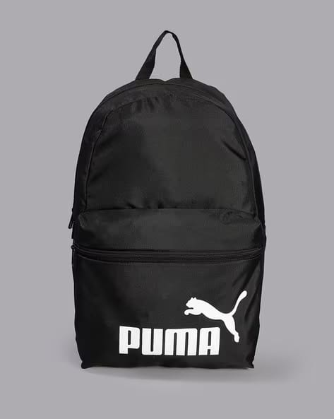 Puma Unisex Logo Print Backpack AJIO sale