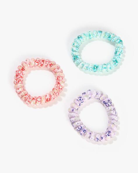 YOUSTA Women Set of 3 Assorted Hair Ties AJIO sale