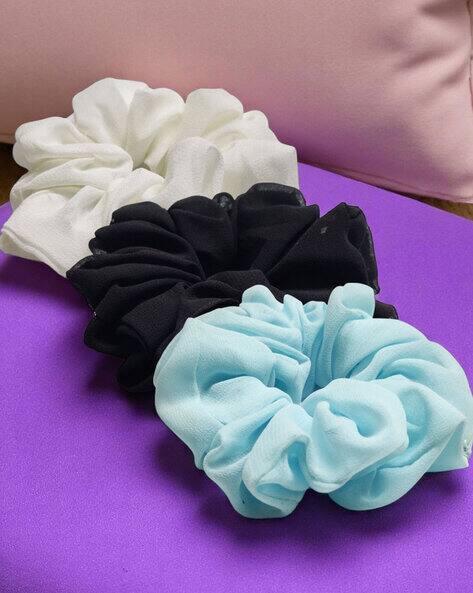 Fabula Pack of 3 Scrunchie Hair Ties AJIO sale