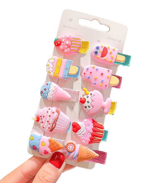 Babymoon Set of 10 Embellished Hair Clips AJIO sale