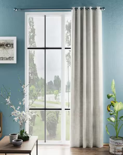 BIANCA Jacquard Blackout Eyelet Door Curtain AJIO sale