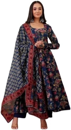 AKS Women Ethnic Printed Kurta Set